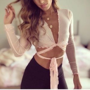 Lovers and Friends Pink Camila Top in Small